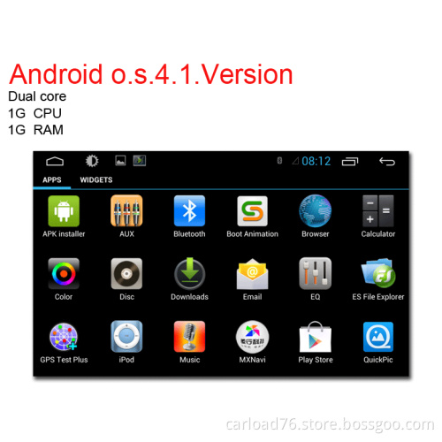 Car DVD for Android Geely Gx7 with 5 Point Capacitive Touch Screen
